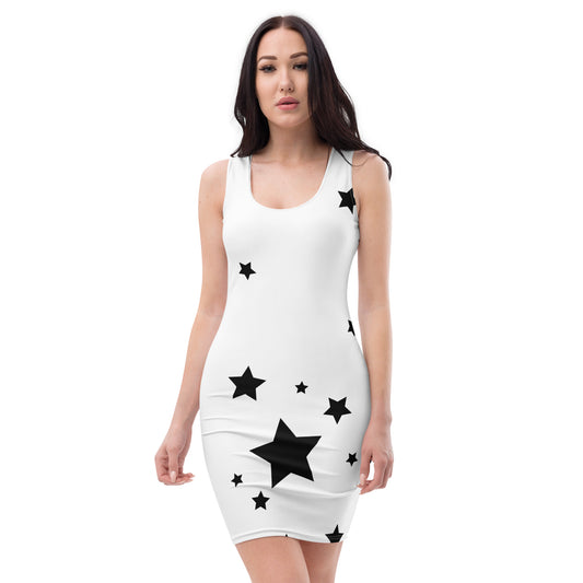 Starstruck: Bodycon Black & White Dress