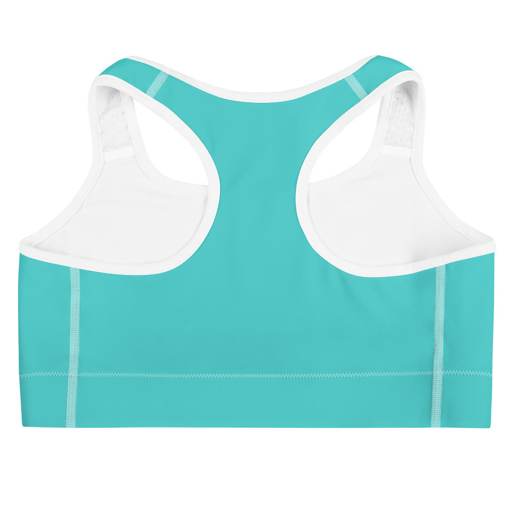 Turquoise Sports Bra