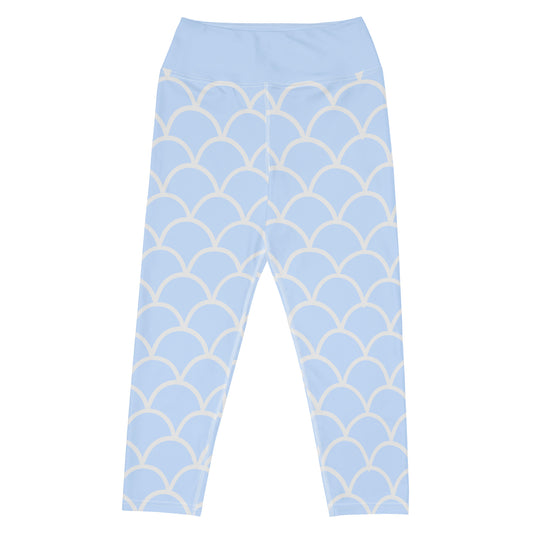 Lift & Sculpt: Pastel Blue Yoga Leggings