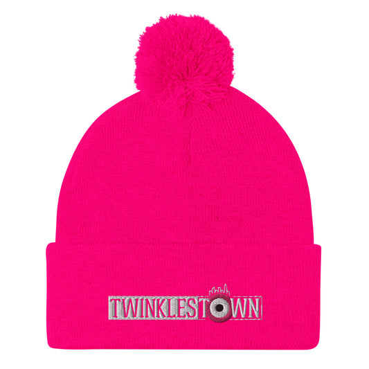 Pink Pom-Pom Beanie