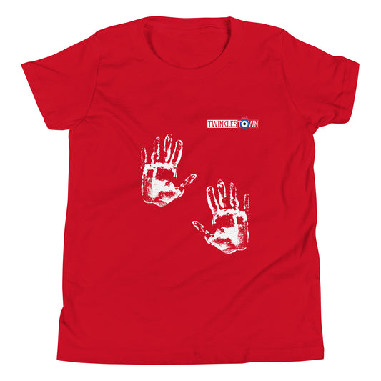 Red Hand Print Short Sleeve T-Shirt